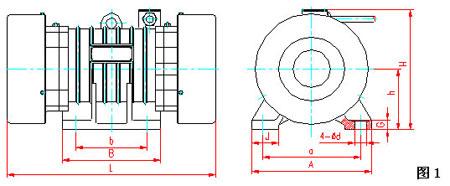 VB振動(dòng)電機(jī)安裝原理圖
